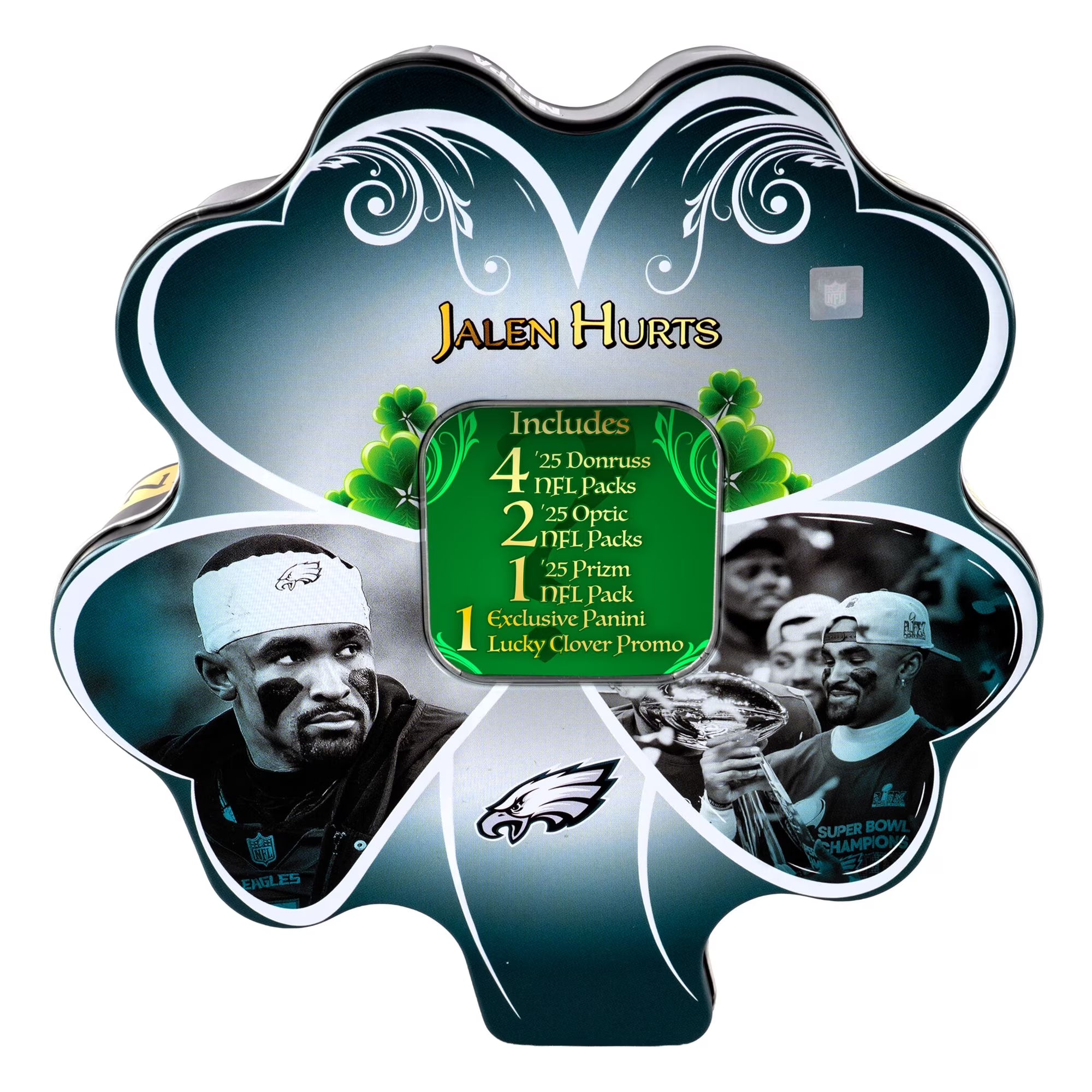 2026 Panini Football Trading Cards Shamrock Tin - Jalen Hurts