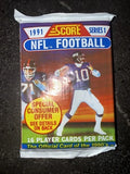 1991 Score Series 1 Football Pack 10 Phil Simms