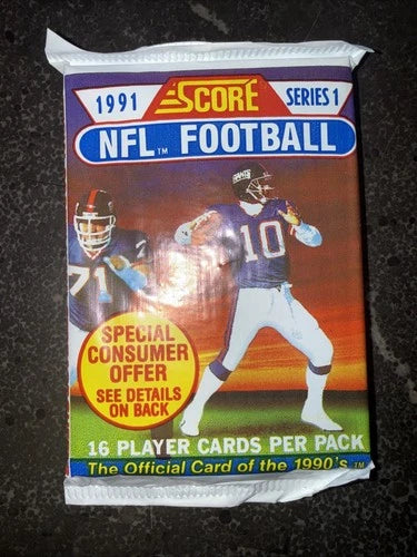 1991 Score Series 1 Football Pack 10 Phil Simms