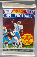 1991 Score Series 1 Football Pack 11 Warren Moon