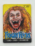 1988 Topps Fright Flicks Vampire Wax Pack 10 Cards