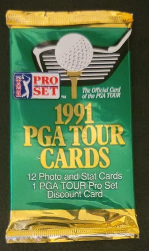 1991 Pro Set Golf Inaugural Edition Unopened Pack 10 Cards Jack Nicklaus