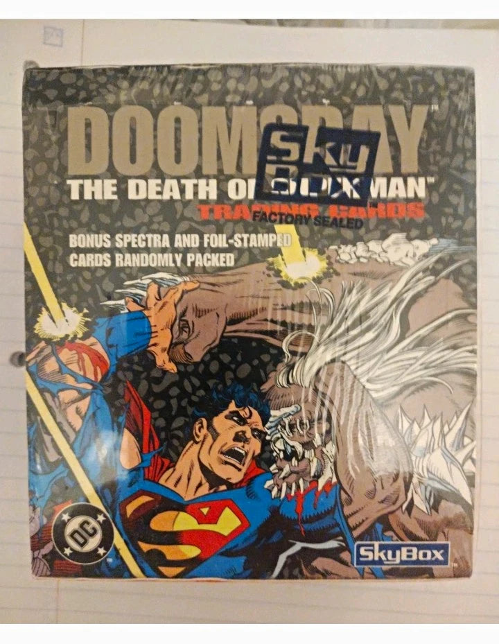 1992 SkyBox Doomsday: The Death of Superman Hobby Sealed Box 36 Packs