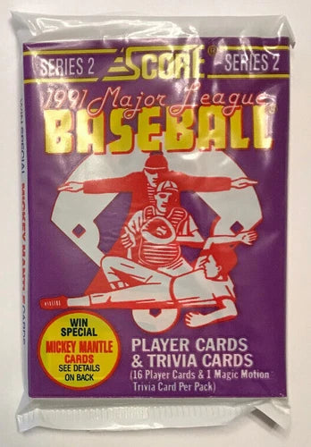 1991 Score Series 1 Baseball Sealed Single Pack