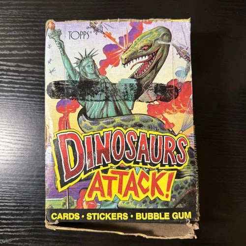 1988 Topps Dinosaurs Attack! Box 48 Packs