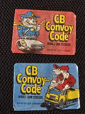 2 Packs - 1976 Fleer CB Convoy Code Unopened Pack Varation Set