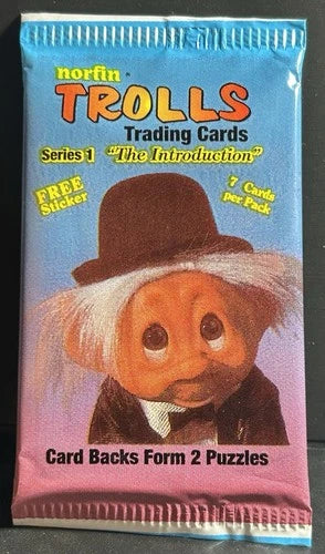1992 Norfin Trolls Series 1 Trading Card Pack