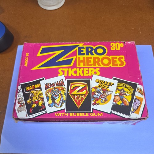 1983 Donruss Zero Heroes Box 36 Packs