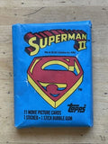 1980 Topps Superman II Sealed Wax Pack