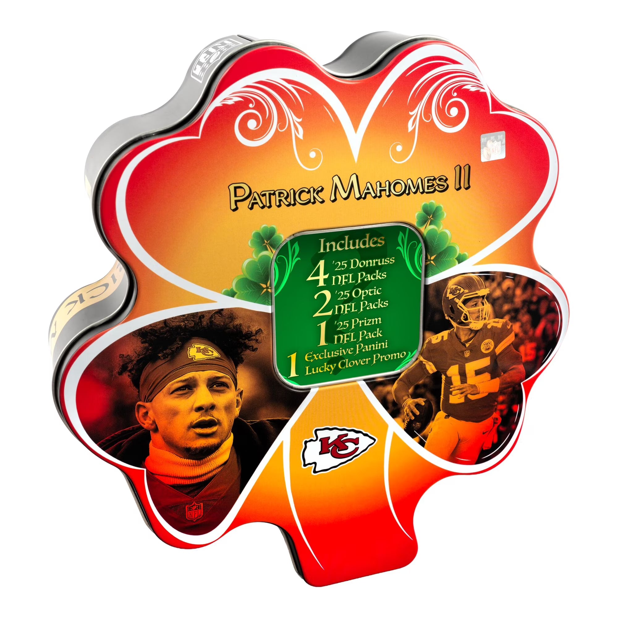 2026 Panini Football Trading Cards Shamrock Tin - Patrick Mahomes