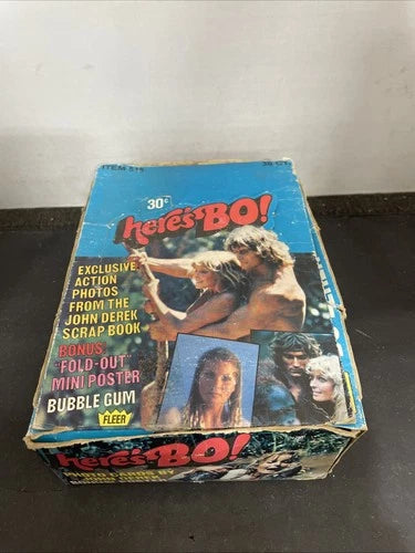 1981 Fleer Here's Bo Vintage Wax Box 36 Packs