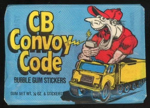 1978 Donruss CB Convoy Code Blue Pack Trucker