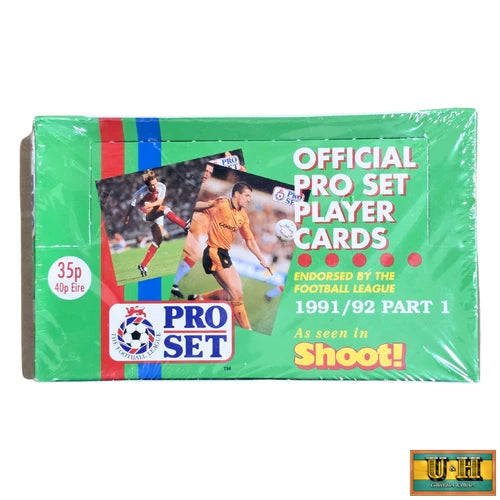 1991-92 Pro Set Part 1 Soccer Sealed Box 48 Packs