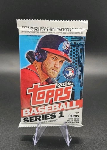 2016 Topps Series 1 Baseball Sealed 10-Card Pack