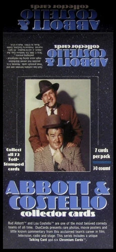 1996 DuoCards Abbott and Costello Box 30 Packs