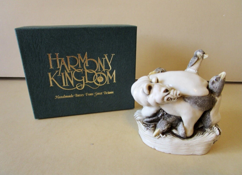 2000 Harmony Kingdom Murphy's Last Stand Polar Bear Box Figurine