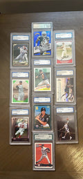 10 Graded sports cards includes Nolan Ryan
