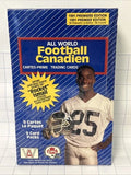1991 All World CFL Football Sealed Box 36 Packs