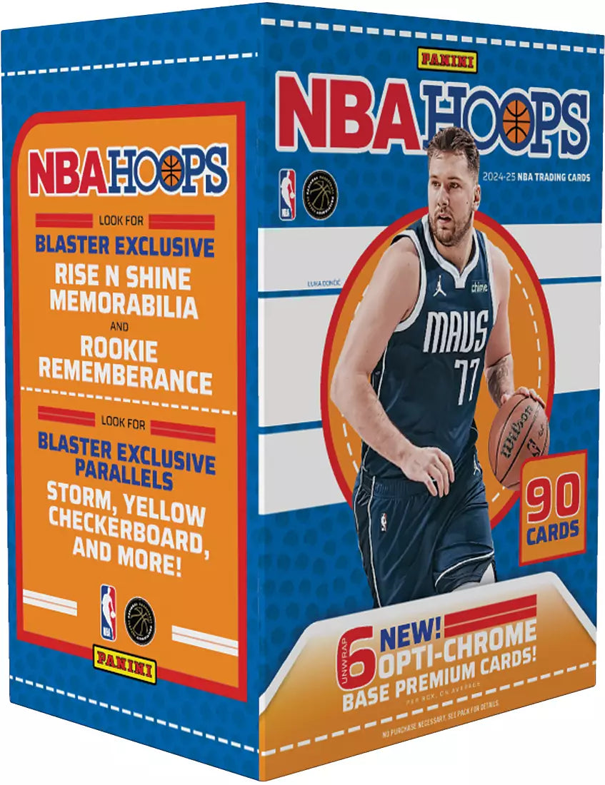 2024-25 Panini NBA Hoops Basketball Blaster Box - 90 Cards - Bronny James RC?