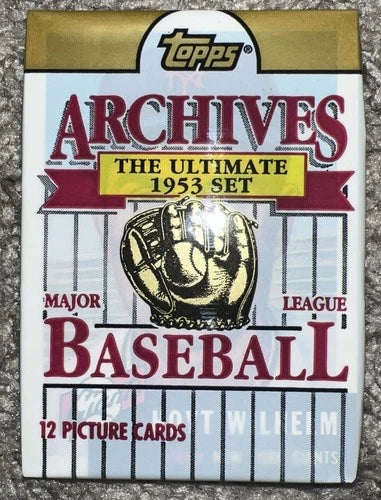 1991 Topps Archives The Ultimate 1953 Set Baseball Pack 12 Picture Cards