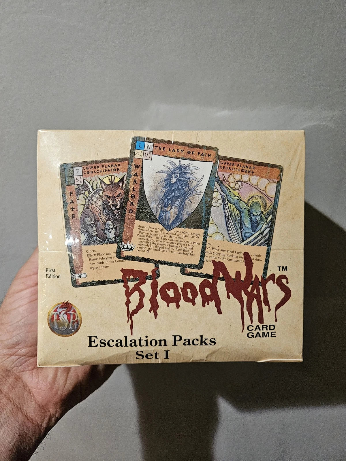 1995 TSR Blood Wars Escalation Packs Set I Sealed Box 36 Packs