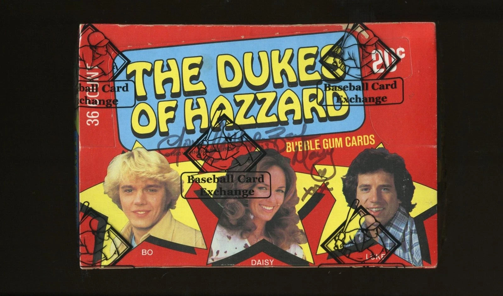 1980 Donruss Dukes Hazzard Hobby Sealed Box 36 Packs Signed Daisy Duke
