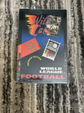 1992 Wild Card World League Football Sealed Box 36 Packs