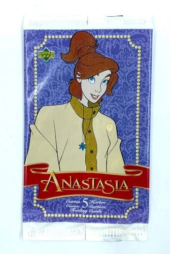 1997 Upper Deck Anastasia Anya Art Variation Unopened 5 Card Pack
