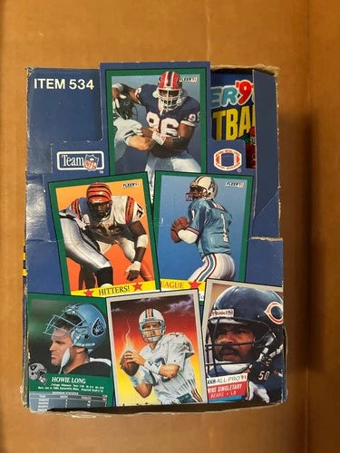 1991 Fleer Football Box 36 Packs Open Box Lot