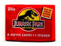 1992 Topps Jurassic Park Movie Trading Card Pack