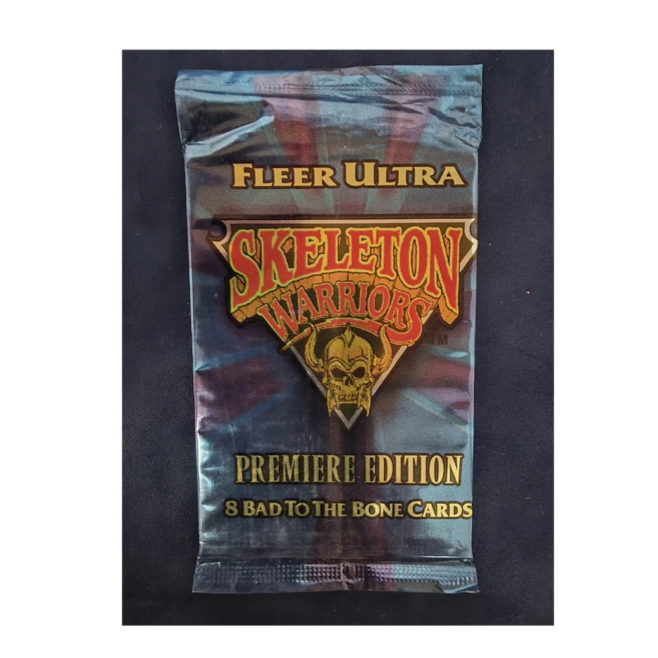 1995 Fleer Ultra Skeleton Warriors Premiere Edition Unopened Card Pack