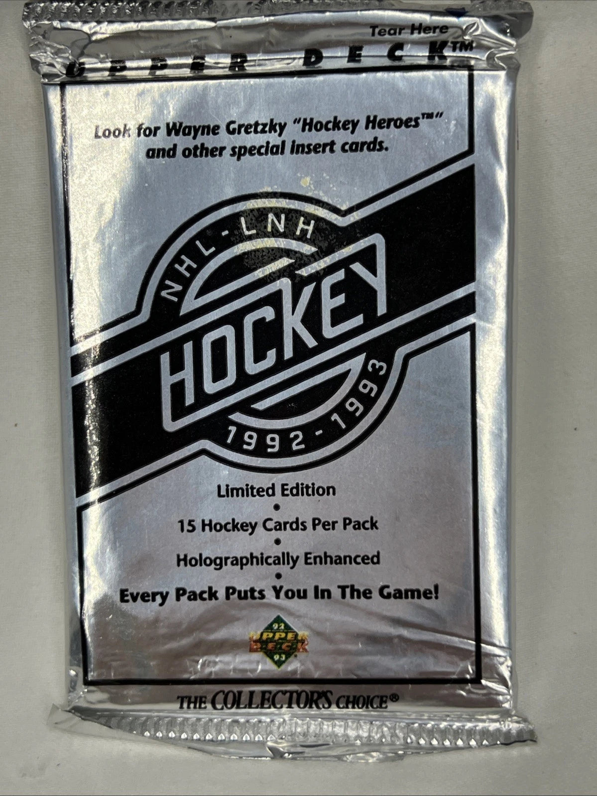 1992-93 Upper Deck Series 1 Hockey Sealed Pack