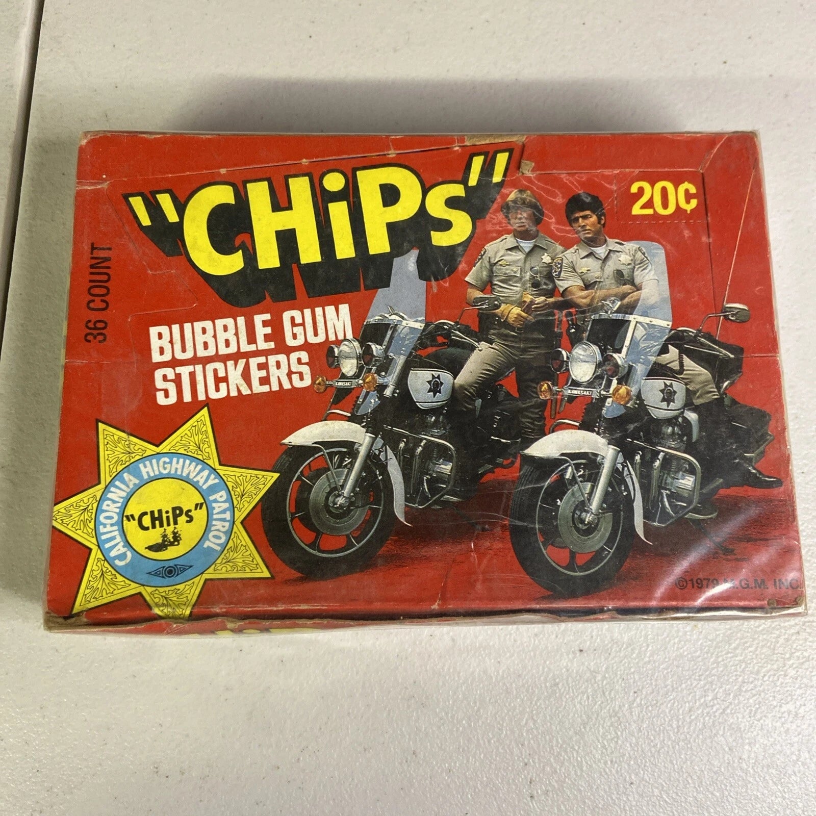 1979 Donruss CHiPs Vintage Open Box 36 Packs