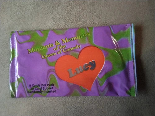 1995 KRC I Love Lucy Moments & Memories Queen of Comedy Trading Card Pack