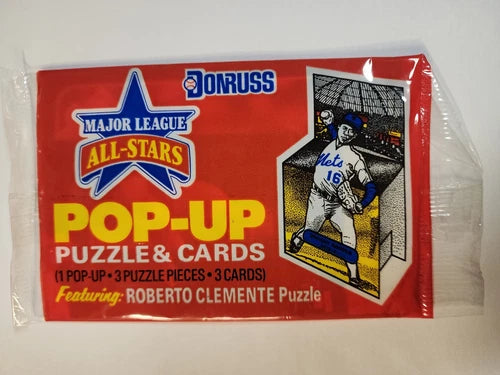 1987 Donruss All-Stars Pop-Up 36 Sealed Packs