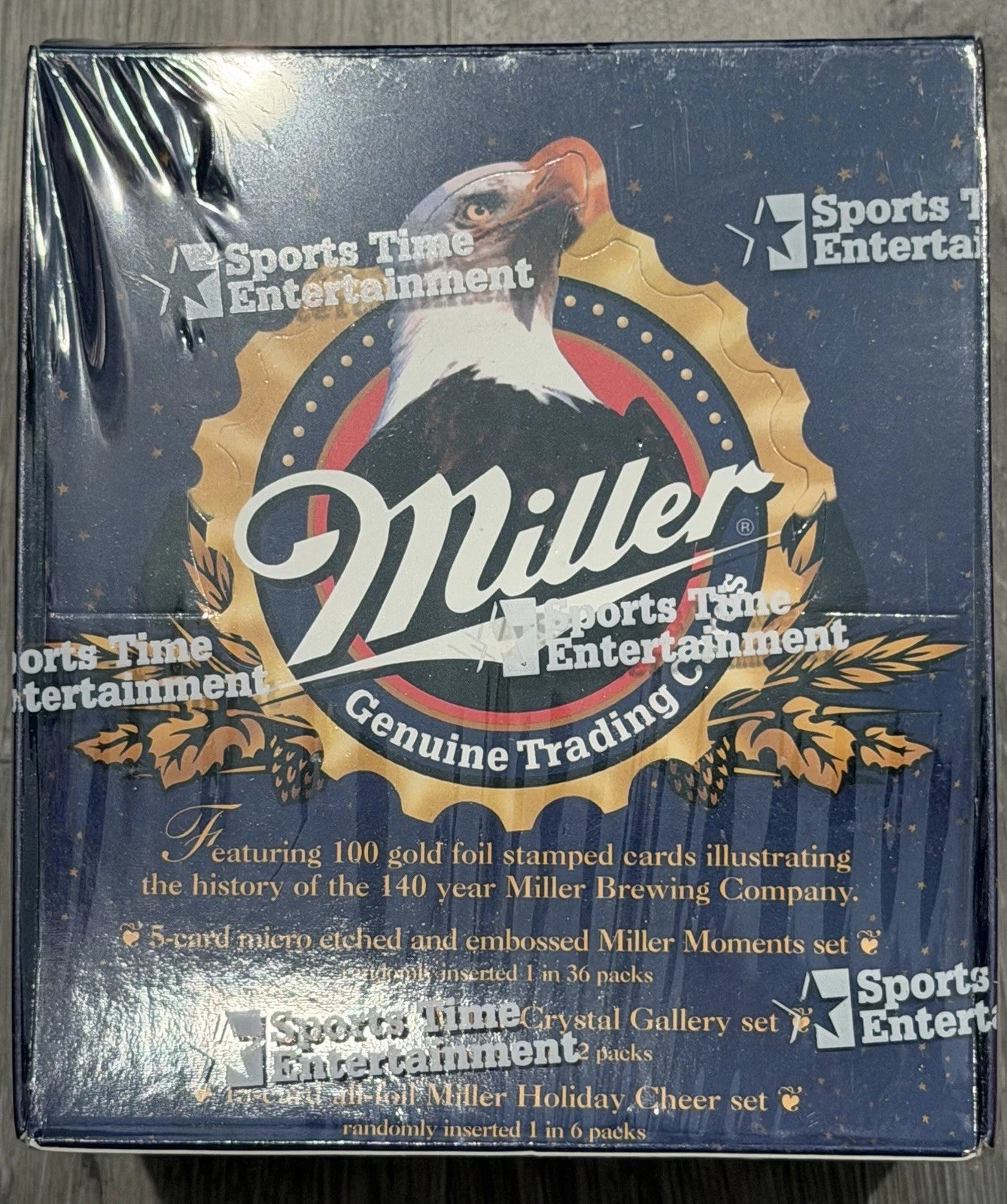 1995 Sports Time Miller Genuine Sealed Box 36 Packs