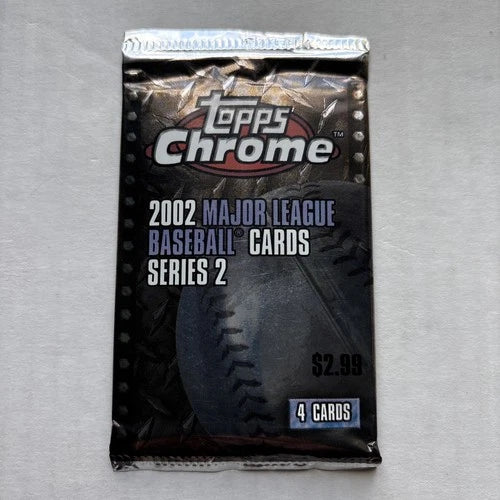 2002 Topps Chrome Series 2 Baseball Sealed Pack