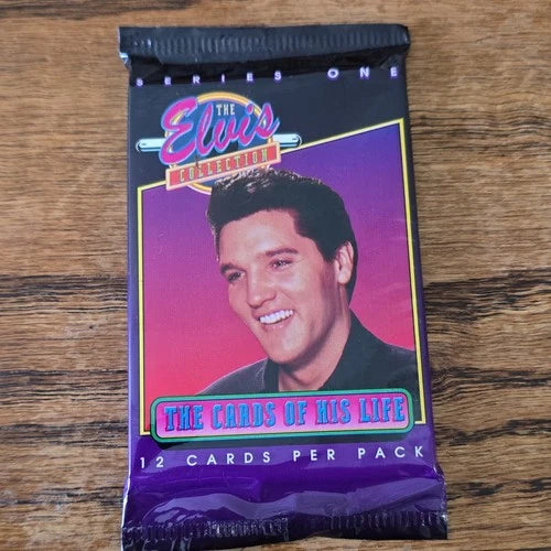 6 Pack Set - 1992 Topps Elvis Series 1 Sealed Wax Pack Lot of 6 Full Wrapper Set