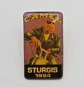 1994 Joe Camel Sturgis Motorcycle Rally Vintage Rectangular Lapel Pin