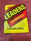 1987 Topps Mini Baseball Leaders Sealed Pack