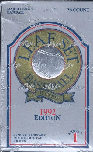 1992 Leaf Series 1 Sealed Box 36 Packs