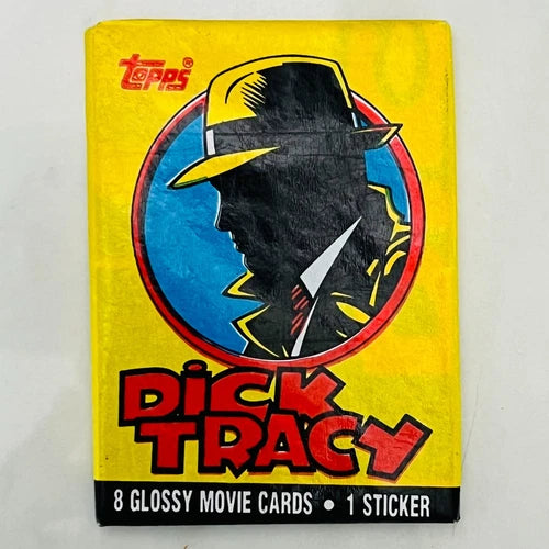 1990 Topps Dick Tracy Movie Silhouette Pack