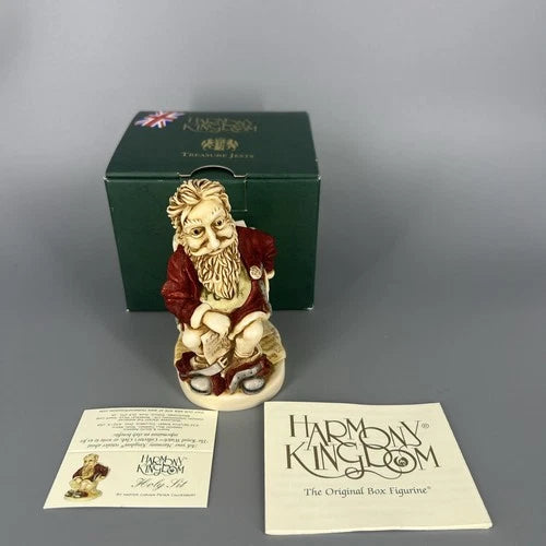 Harmony Kingdom Holy Sit Treasure Jest Santa Box