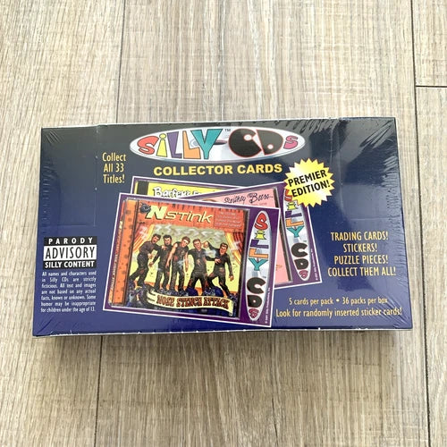 2001 Silly CDs Premier Edition Sealed Box 36 Packs