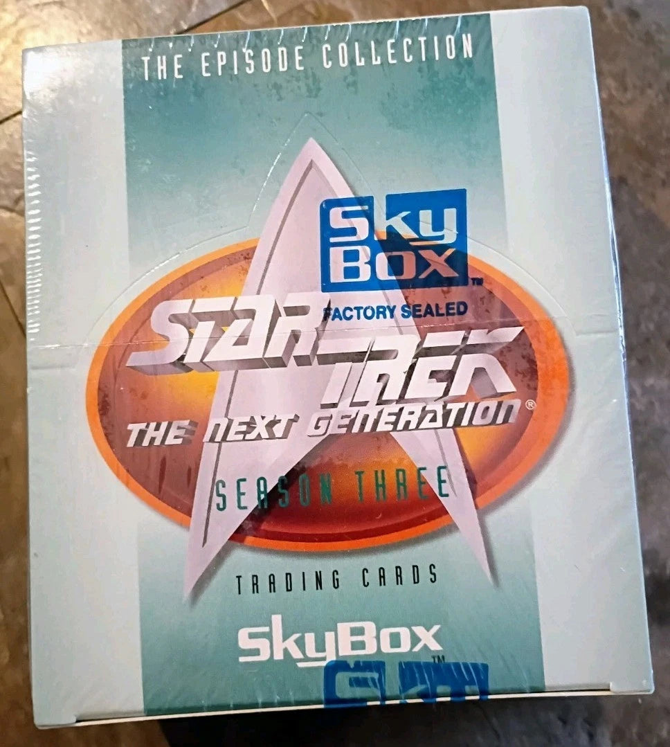 1995 SkyBox Star Trek TNG Season 3 Sealed Box 36 Packs