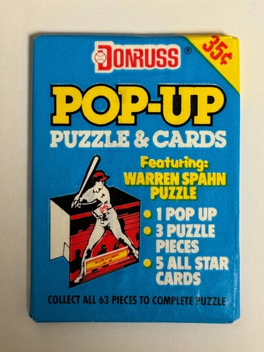 1988 Donruss All-Stars Pop-Up Sealed Wax Pack