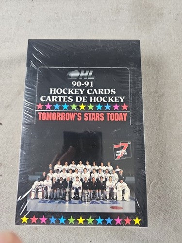 1990-91 OHL Hockey Card Box 7th Inning Sketch Factory Sealed Box 36 Packs