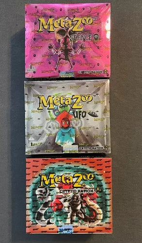 MetaZoo TCG Booster Box Lot of 3 Seance UFO CN2 Cryptid Nation 2nd Edition Limited Printing