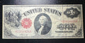 1917 $1 Legal Tender Note Red Seal Large Size Sawhorse George Washington