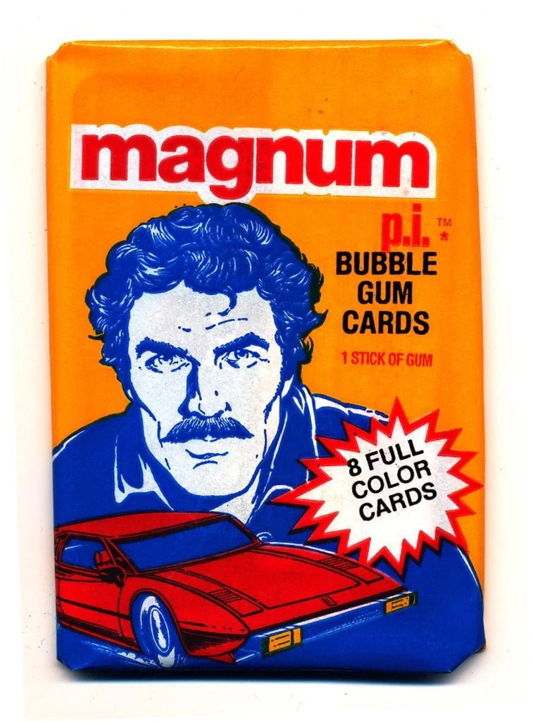 1983 Donruss Magnum P.I. TV Show Tom Selleck Unopened Wax Pack